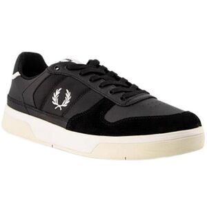 Fred Perry Mens B7123 Leather Sneakers / Black